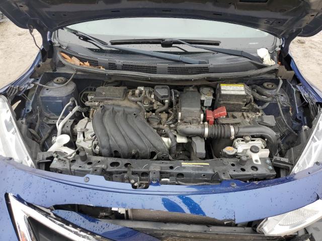 3N1CN7AP0KL816590 - 2019 NISSAN VERSA S BLUE photo 11