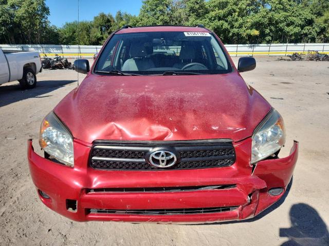 JTMZD33V186072046 - 2008 TOYOTA RAV4 RED photo 5