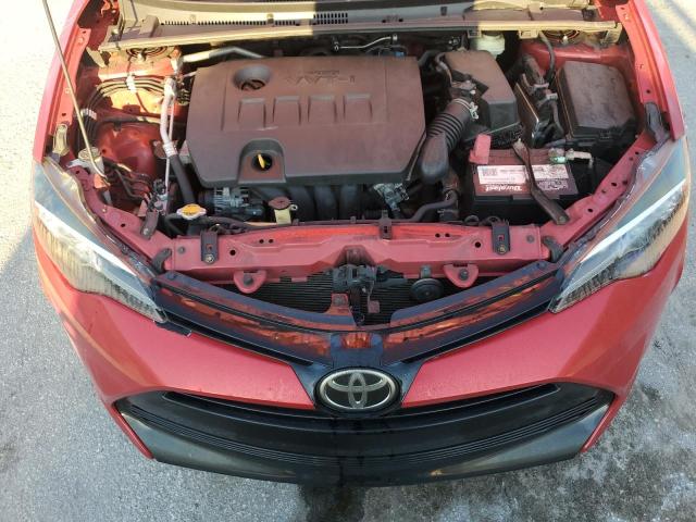 2T1BURHE6HC763563 - 2017 TOYOTA COROLLA L Қызыл фото 11