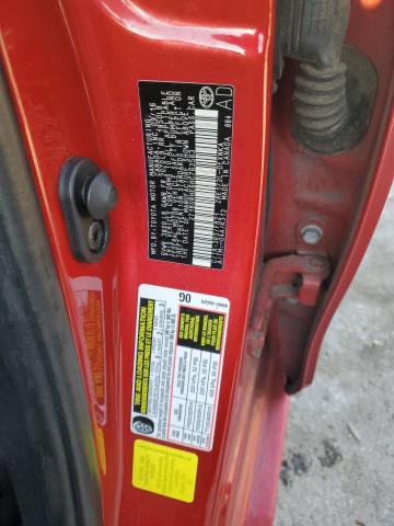 2T1BURHE6HC763563 - 2017 TOYOTA COROLLA L Қызыл фото 12