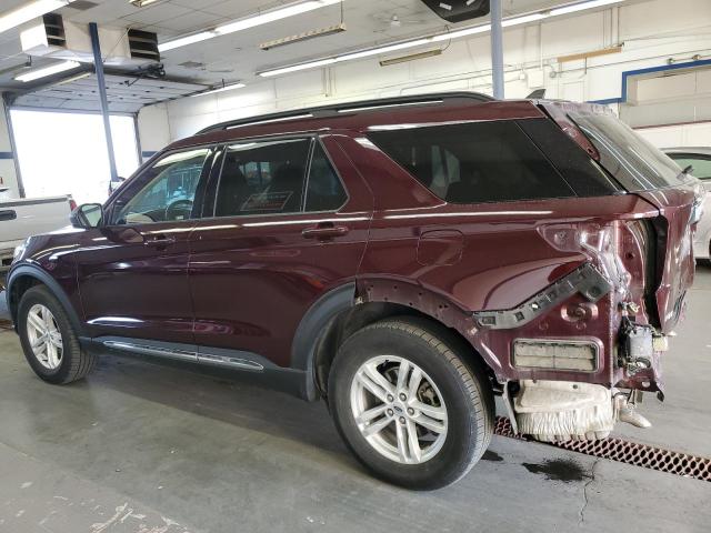 1FMSK8DH9NGB27230 - 2022 FORD EXPLORER XLT BURGUNDY photo 2