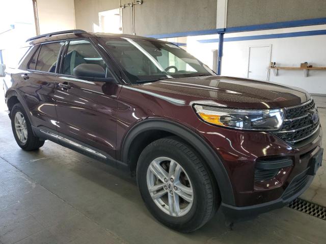 1FMSK8DH9NGB27230 - 2022 FORD EXPLORER XLT BURGUNDY photo 4