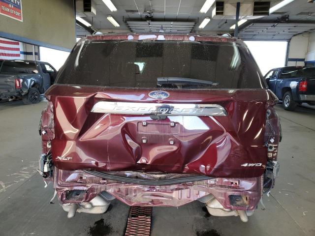 1FMSK8DH9NGB27230 - 2022 FORD EXPLORER XLT BURGUNDY photo 6