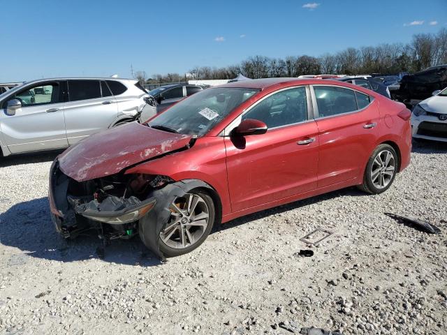 5NPD84LF3HH108273 - 2017 HYUNDAI ELANTRA SE RED photo 1