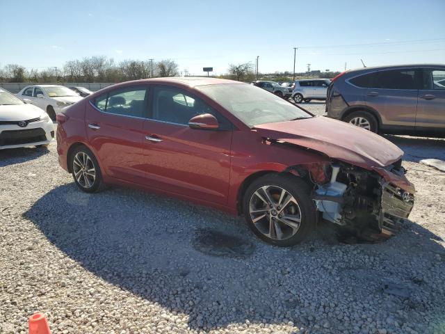 5NPD84LF3HH108273 - 2017 HYUNDAI ELANTRA SE RED photo 4