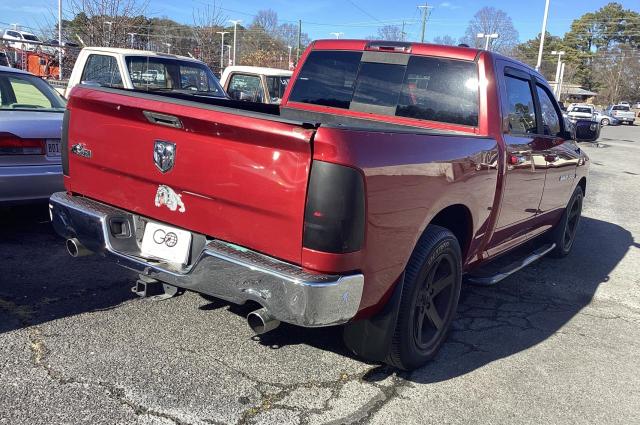 1D7RB1CT6BS541581 - 2011 DODGE RAM 1500 RED photo 4