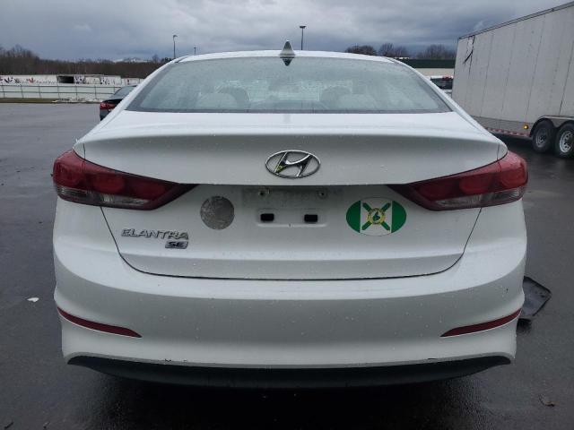 5NPD74LF4HH166931 - 2017 HYUNDAI ELANTRA SE WHITE photo 6