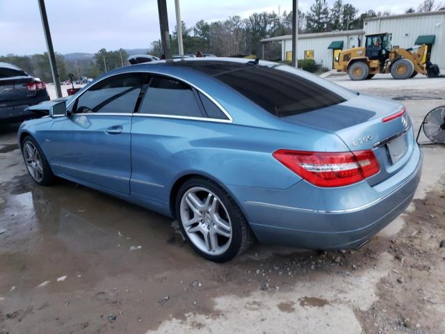 WDDKJ5KB1CF141930 - 2012 MERCEDES-BENZ E 350 BLUE photo 2