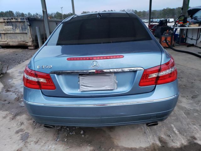 WDDKJ5KB1CF141930 - 2012 MERCEDES-BENZ E 350 BLUE photo 6