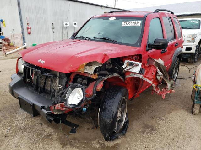 1J4GL48K23W687819 - 2003 JEEP LIBERTY SPORT RED photo 1