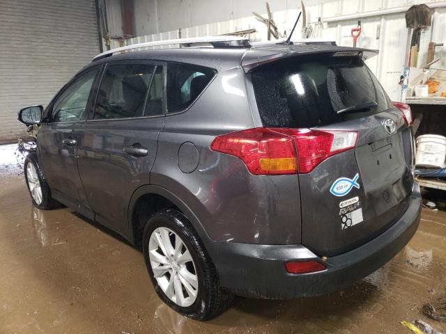 2T3DFREV6FW258665 - 2015 TOYOTA RAV4 LIMITED GRAY photo 2