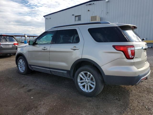 1FM5K7DH3HGB79805 - 2017 FORD EXPLORER XLT 金色 照片 2