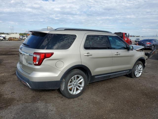 1FM5K7DH3HGB79805 - 2017 FORD EXPLORER XLT 金色 照片 3