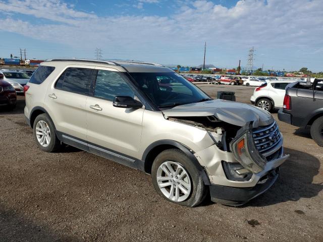 1FM5K7DH3HGB79805 - 2017 FORD EXPLORER XLT 金色 照片 4