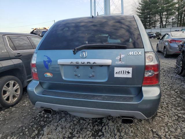 2HNYD18836H533059 - 2006 ACURA MDX TOURING TEAL photo 6