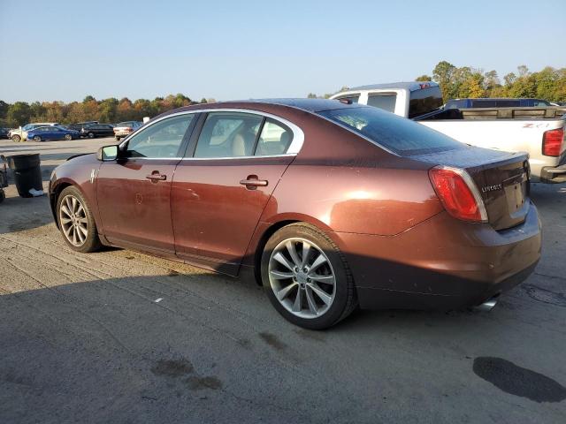 1LNHL9FT7CG802617 - 2012 LINCOLN MKS BROWN photo 2