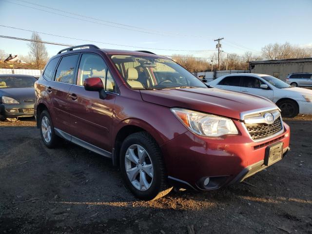 JF2SJARC6FH413092 - 2015 SUBARU FORESTER 2.5I LIMITED RED photo 4