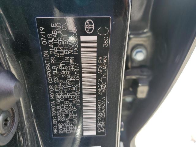 JTDEPRAE2LJ065477 - 2020 TOYOTA COROLLA LE 黑色 照片 13