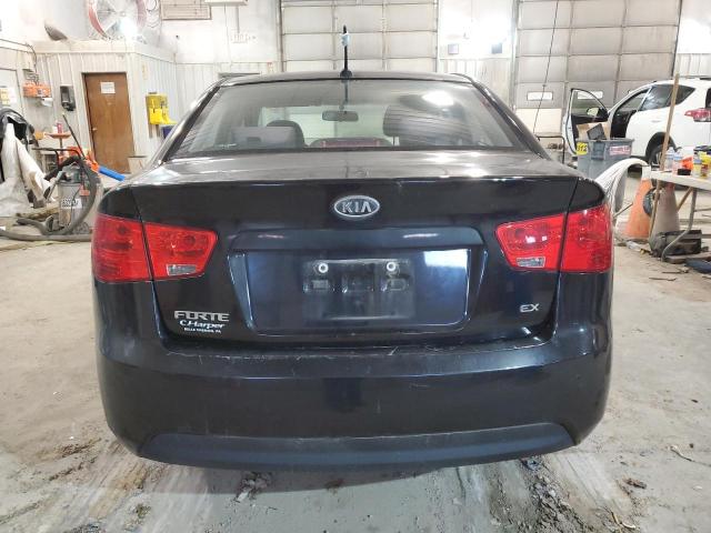 KNAFU4A24A5100299 - 2010 KIA FORTE EX BLACK photo 6