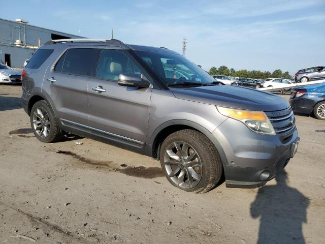 1FM5K8F80DGC52027 - 2013 FORD EXPLORER LIMITED Մոխրագույն լուսանկար 4
