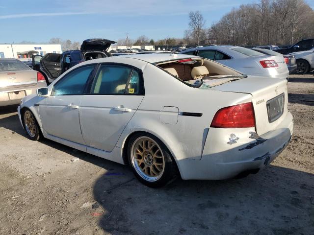 19UUA65575A005835 - 2005 ACURA TL WHITE photo 2