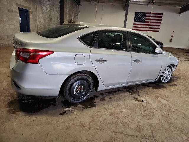 3N1AB7AP0KY338805 - 2019 NISSAN SENTRA S Silber Foto 3