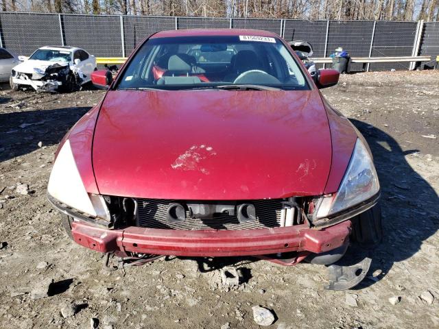 1HGCM66477A061673 - 2007 HONDA ACCORD SE RED photo 5