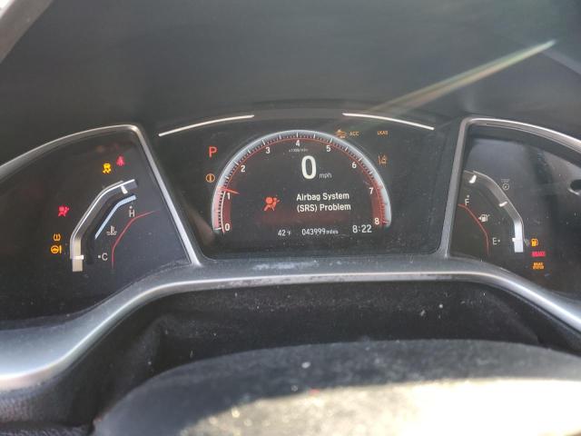 19XFC2F89KE031106 - 2019 HONDA CIVIC SPORT ვერცხლისფერი ფოტო 9