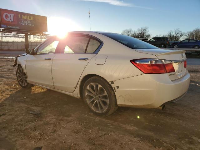 1HGCR2F58FA200646 - 2015 HONDA ACCORD SPORT WHITE photo 2