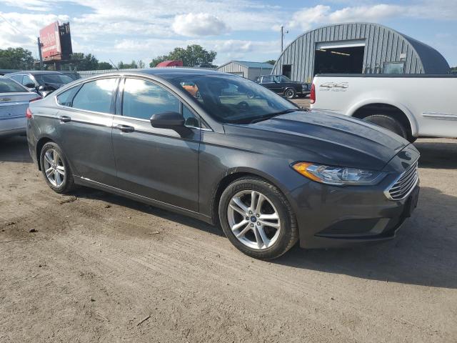 3FA6P0HD6JR128716 - 2018 FORD FUSION SE CHARCOAL photo 4