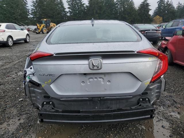 19XFC1F31LE205752 - 2020 HONDA CIVIC EX SILVER photo 6