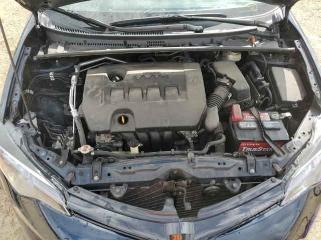 2T1BURHE4JC979952 - 2018 TOYOTA COROLLA L Синий фото 11