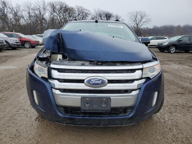 2FMDK4JC5CBA66196 - 2012 FORD EDGE SEL BLUE photo 5