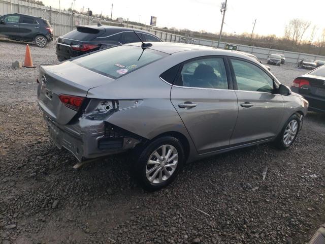 3KPC24A68ME136911 - 2021 HYUNDAI ACCENT SE GRAY photo 3