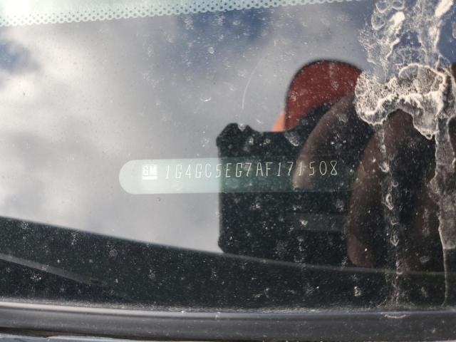 1G4GC5EG7AF171508 - 2010 BUICK LACROSSE CXL თეთრი ფოტო 12