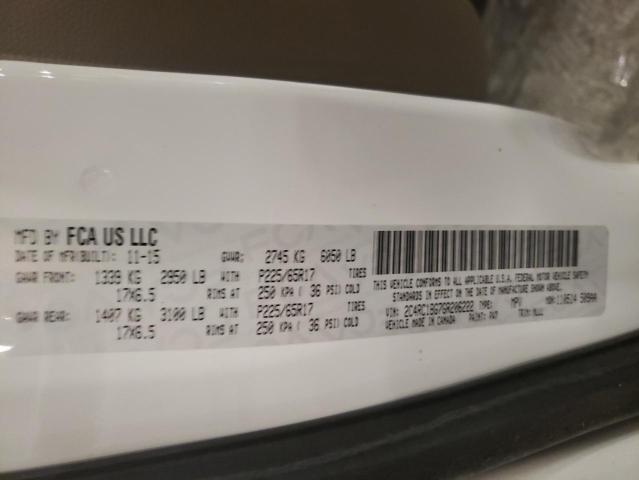 2C4RC1BG7GR206222 - 2016 CHRYSLER TOWN & COU TOURING თეთრი ფოტო 13