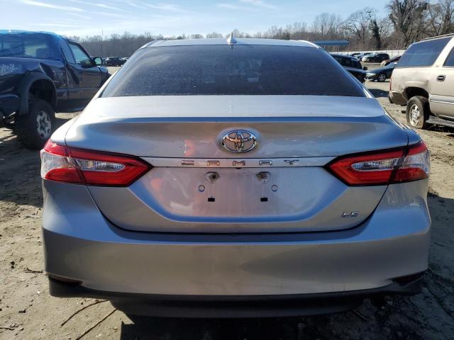 4T1B11HK1KU220692 - 2019 TOYOTA CAMRY L SILVER photo 6