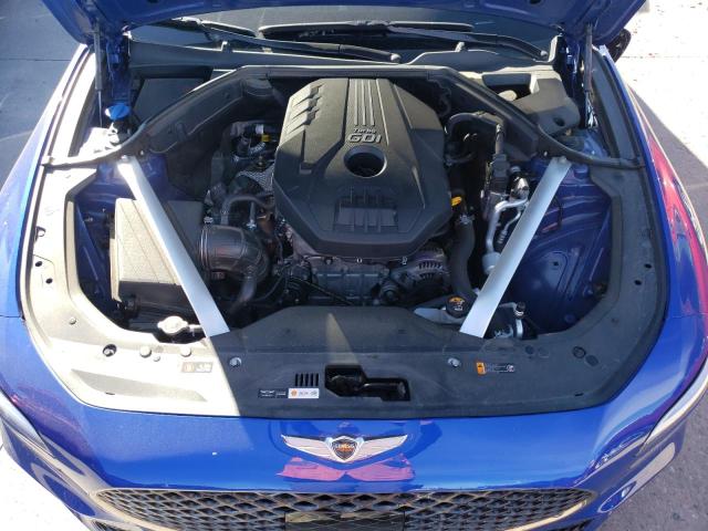 KMTG34TA6PU113019 - 2023 GENESIS G70 BASE BLUE photo 11