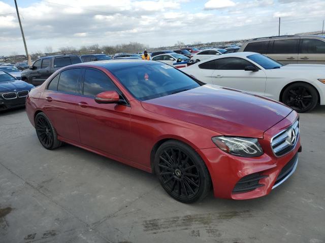 WDDZF4JB7KA513701 - 2019 MERCEDES-BENZ E 300 RED photo 4