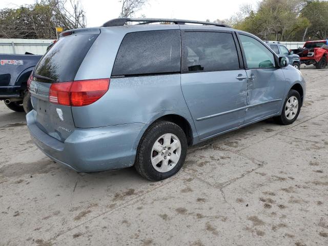 5TDZA22C84S029093 - 2004 TOYOTA SIENNA XLE BLUE photo 3