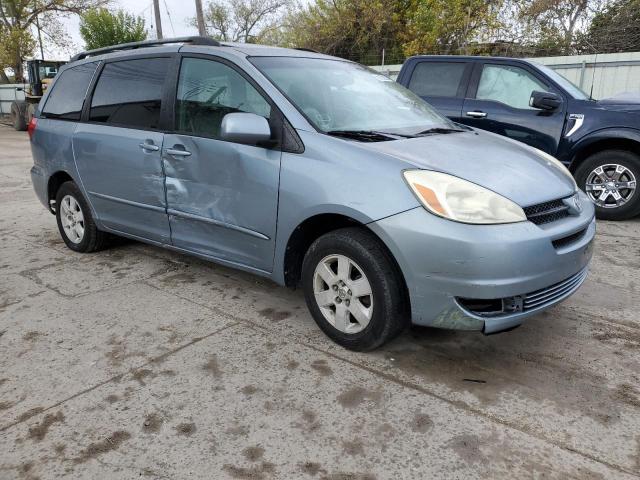 5TDZA22C84S029093 - 2004 TOYOTA SIENNA XLE BLUE photo 4