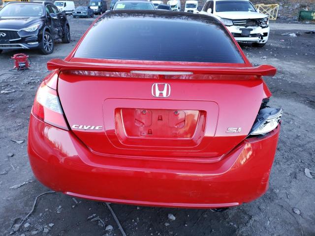 2HGFG2A53BH700638 - 2011 HONDA CIVIC SI RED photo 6