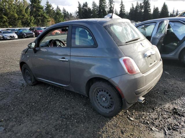 3C3CFFAR6DT667969 - 2013 FIAT 500 POP GRAY photo 2