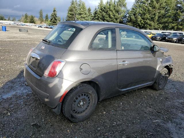 3C3CFFAR6DT667969 - 2013 FIAT 500 POP GRAY photo 3