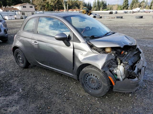 3C3CFFAR6DT667969 - 2013 FIAT 500 POP GRAY photo 4