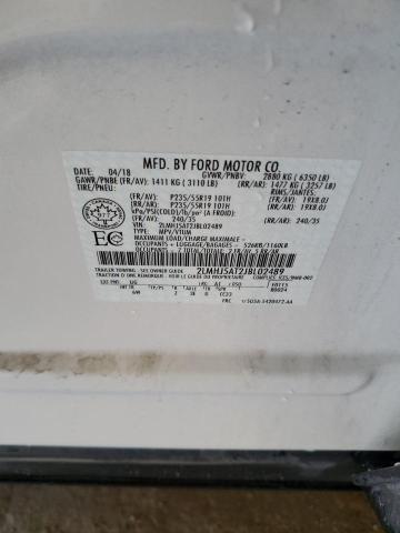 2LMHJ5AT2JBL02489 - 2018 LINCOLN MKT أبيض صورة 13