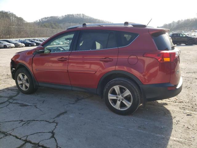 JTMWFREVXDD020322 - 2013 TOYOTA RAV4 XLE RED photo 2