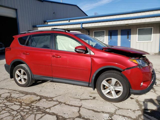 JTMWFREVXDD020322 - 2013 TOYOTA RAV4 XLE RED photo 4