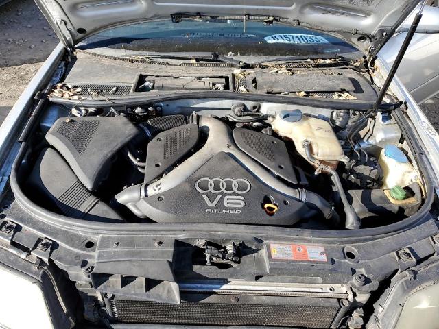 WAUED64B9YN070682 - 2000 AUDI A6 2.7T QUATTRO SILVER photo 11