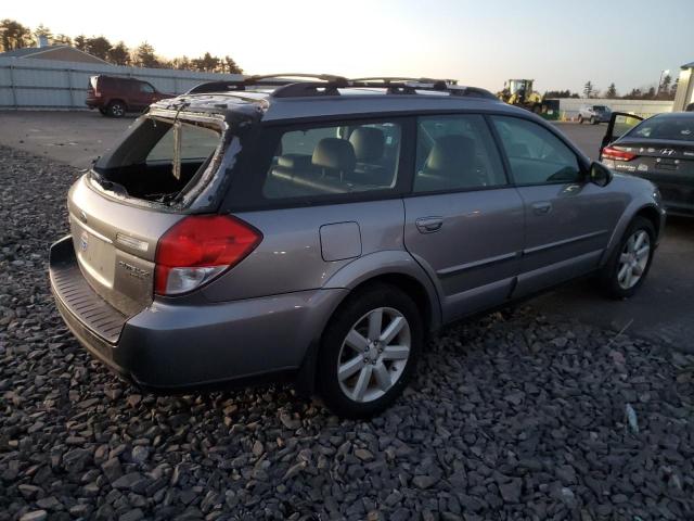 4S4BP62C587354349 - 2008 SUBARU OUTBACK 2.5I LIMITED SILVER photo 3